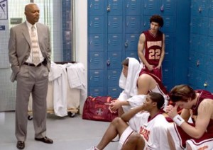 Coach Carter in dressing room