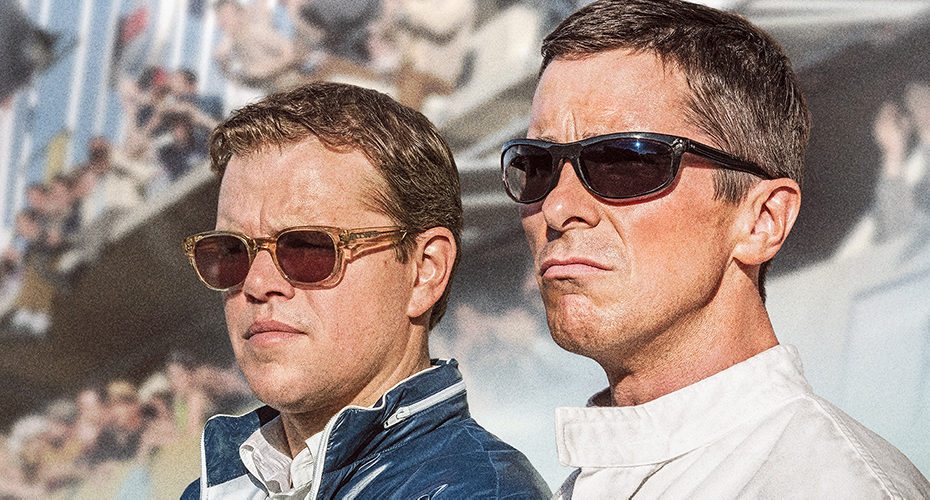 Matt Damon and Christian Bale in Le Mans 66